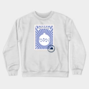 Vintage Stamp: Festive Christmas Tassel Crewneck Sweatshirt